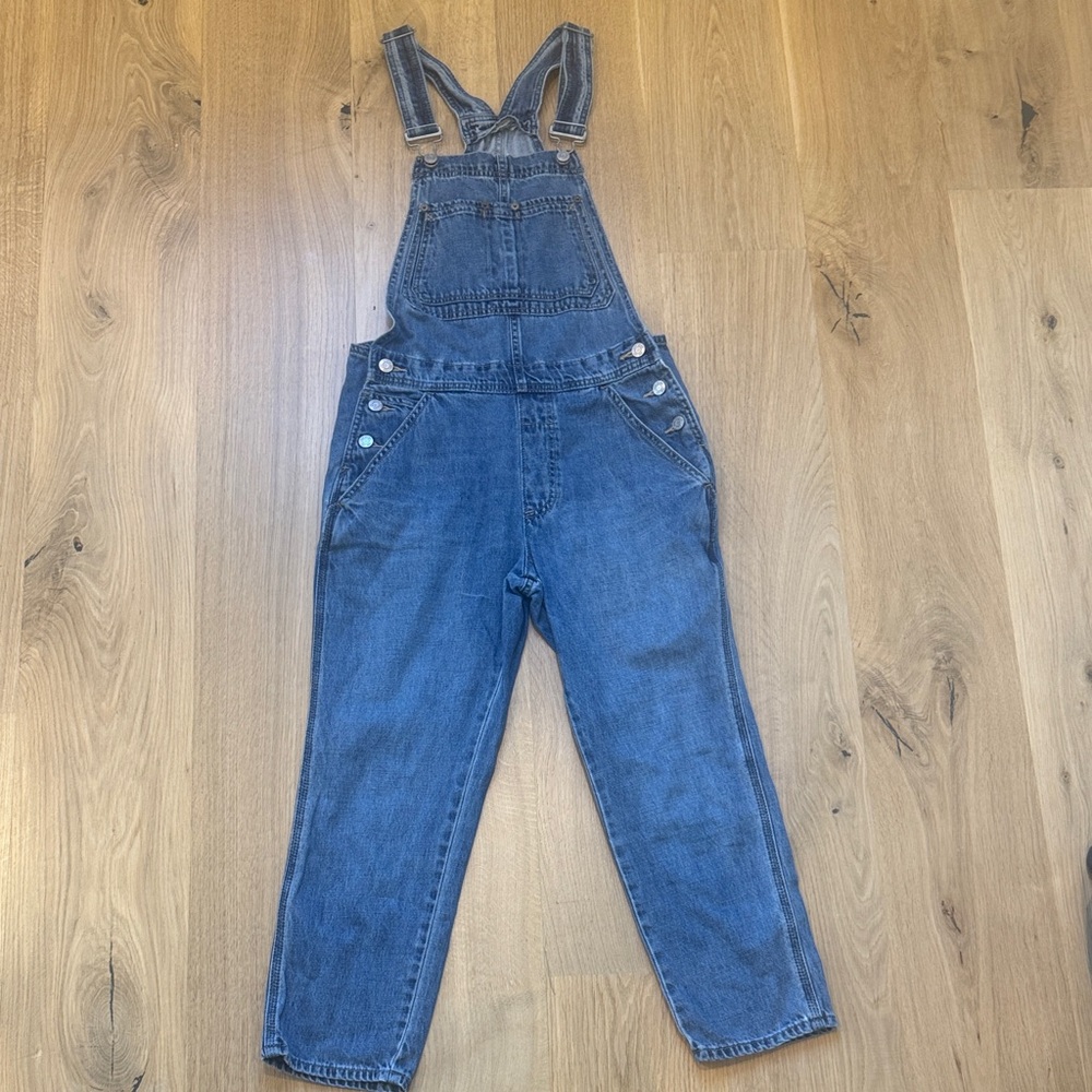 Gap VintageClassic Blue Denim Overalls XS Petite